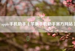 apple手机助手（苹果手机助手官方网站）