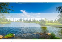 手机阿里（手机阿里巴巴1688app）