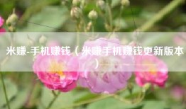 米赚-手机赚钱（米赚手机赚钱更新版本）