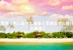 苹果手机lla是什么版本（苹果版本lla是什么版本）