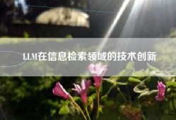 LLM在信息检索领域的技术创新
